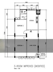 Blk 108 Yishun Ring Road (Yishun), HDB 3 Rooms #504692831